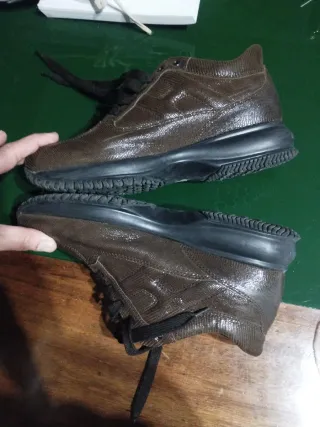 Scarpe Hogan marroni stringate 39.5 o 40