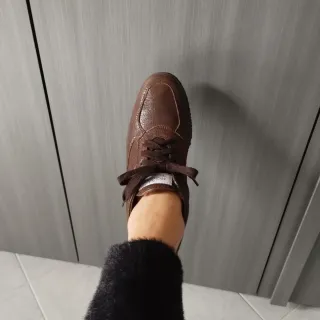 Scarpe Hogan marroni stringate 39.5 o 40