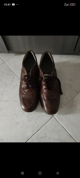 Scarpe Hogan marroni stringate 39.5 o 40