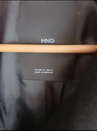 Abrigo largo Mango negro