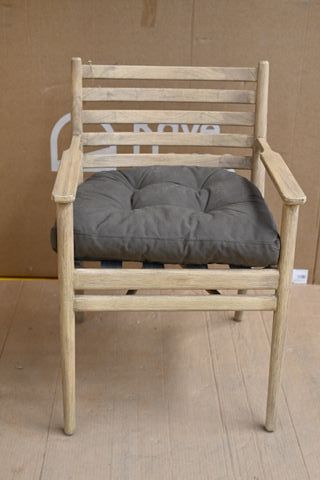 Sedia teak massello da esterno