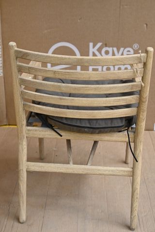 Sedia teak massello da esterno