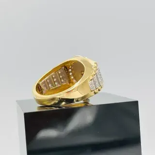 SELLO REDONDO RELOJ MEDUSA Y CIRCONITAS