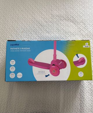 Patinete 3 Ruedas Juguettos Rosa