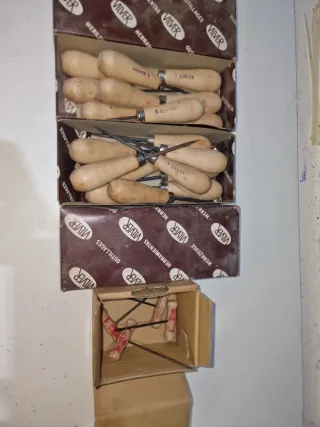 Lote barrenas y punzones carpintería VILVER