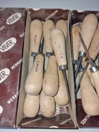 Lote barrenas y punzones carpintería VILVER