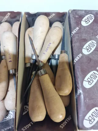 Lote barrenas y punzones carpintería VILVER