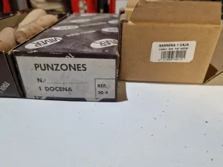 Lote barrenas y punzones carpintería VILVER