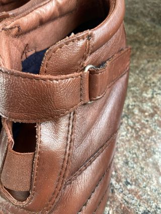 Botines de piel marrones