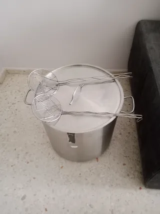 Olla grande acero inoxidable