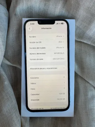 iPhone 14 128 GB Azul