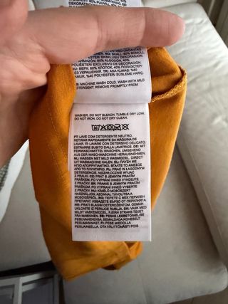 Camiseta The North Face Naranja Talla M/L