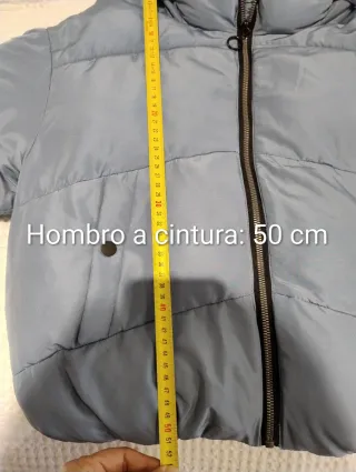 Plumífero Mango Talla XS Azul