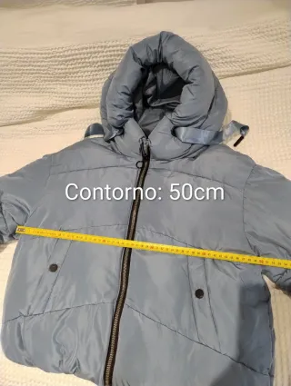 Plumífero Mango Talla XS Azul