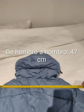 Plumífero Mango Talla XS Azul