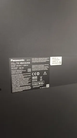 TV LCD Panasonic 48 Negro