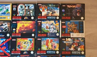 Lote 30 juegos Super Nintendo SNES PAL