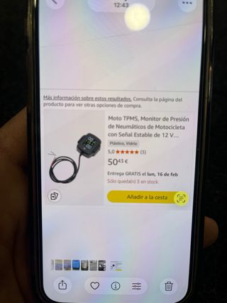 Control presión neumaticos