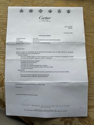 Reloj Cartier Panthèr Acero y Oro METALICO EN MANO