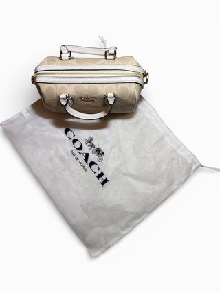 Bolso Coach Mini Satchel Signature Canvas