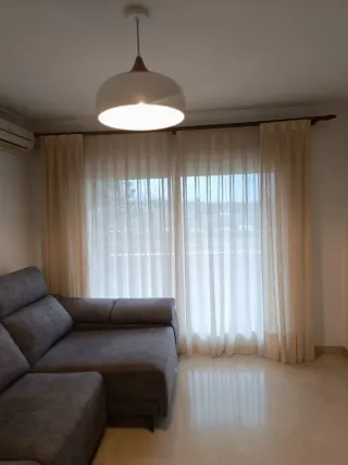 Conjunto Cortinas y Visillos beige-amarillo