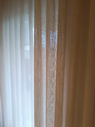 Conjunto Cortinas y Visillos beige-amarillo