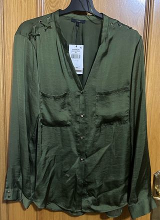 Blusa Elogy verde militar talla XL