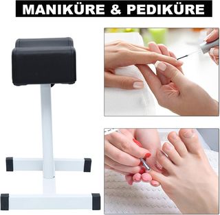 Taburete Pedicura Ajustable Negro