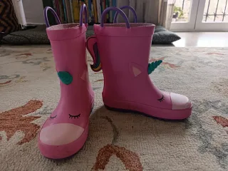 Botas de agua Conguitos niña unicornio.