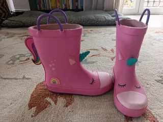 Botas de agua Conguitos niña unicornio.