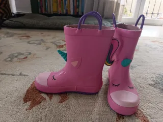Botas de agua Conguitos niña unicornio.