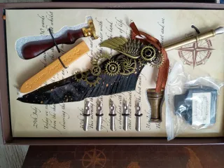 Juego Pluma y Sellos de cera. 1502 World Map Serie