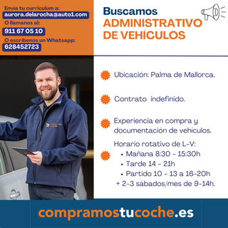 Administrativo/a Automoción - Palma de Mallorca