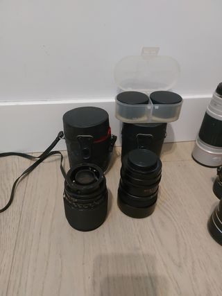 Lote 8 objetivos de cámara