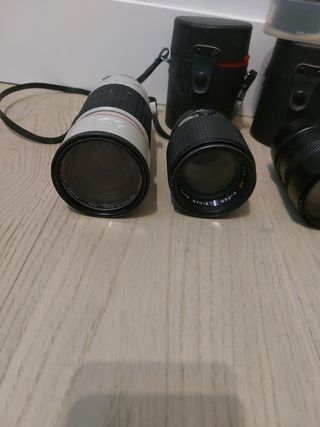Lote 8 objetivos de cámara