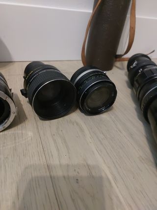 Lote 8 objetivos de cámara