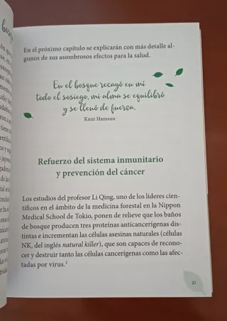 El pequeño libro de los baños de bosque : recon...