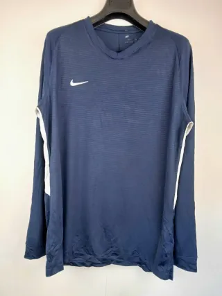 Camiseta manga larga Nike Dri-Fit azul