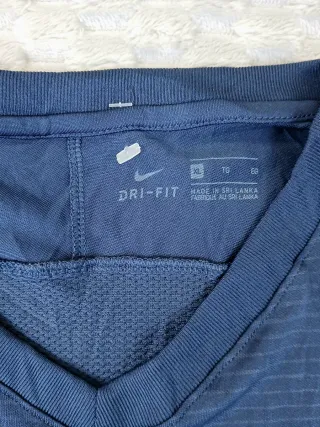 Camiseta manga larga Nike Dri-Fit azul