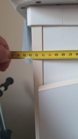 Cambiador con bañera y cajones