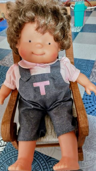 Mecedora de juguete de madera. 0,17x0,24x0,27