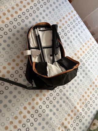 Mochila senderismo Quechua + palo de Trekking