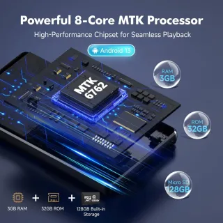 Reproductor MP3 Bluetooth 163GB Spotify