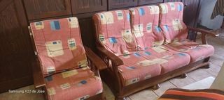 Sofá y sillón 3+1 plazas