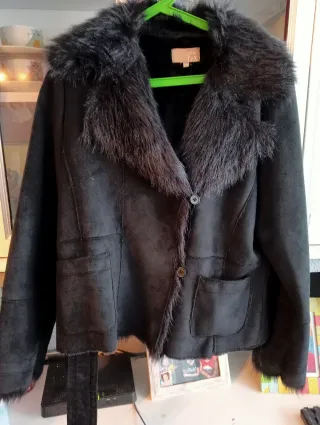 Chaqueta ante cuello pelo Tex