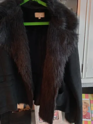 Chaqueta ante cuello pelo Tex