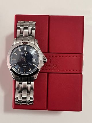 Omega Seamaster 120m Reloj Azul y Plateado