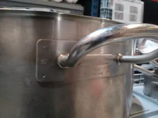 Cacerola Lacor 50cm Inox 18/10