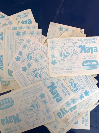 Cromos Danone Maya la Abeja 45 cromos