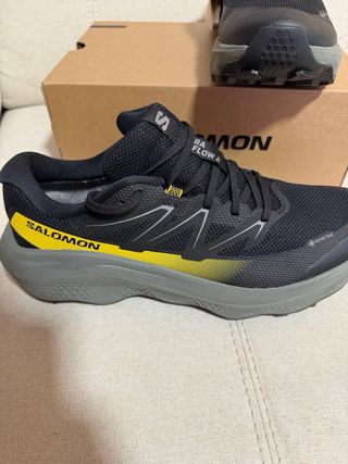 Salomon Ultra Flow 2 Goretex Negro Amarillo